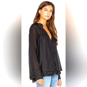 Free People Top Long Sleeve Women's Size S